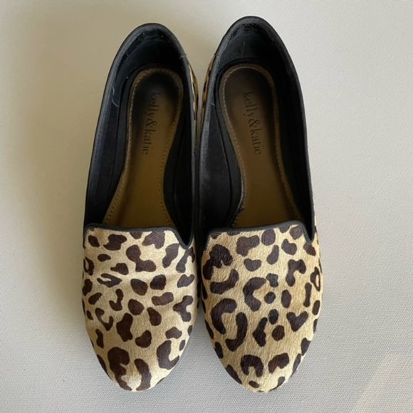 Kelly & Katie Cheetah Loafers, Size 7 - Picture 2 of 10